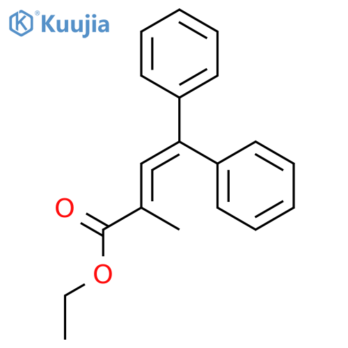 2,3-Butadienoic acid, 2-methyl-4,4-diphenyl-, ethyl ester structure