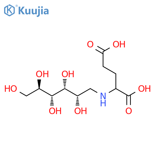 D-GLUCITOL, 1-DEOXY-1-[(1,3-DICARBOXYPROPYL)AMINO]-, (S)- structure