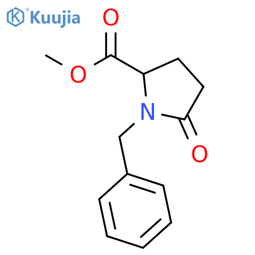 (S)-Methyl 1-benzyl-5-oxopyrrolidine-2-carboxylate structure