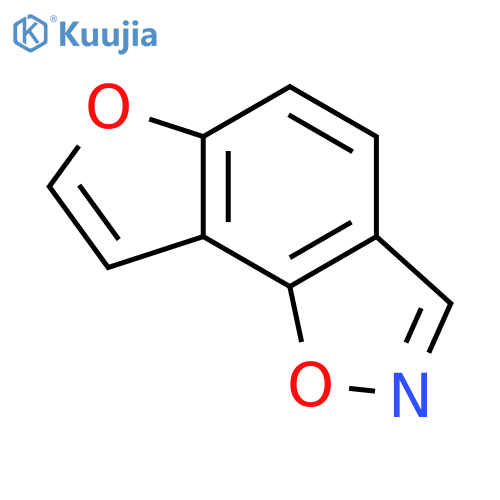 Furo[2,3-g]-1,2-benzisoxazole(9CI) structure