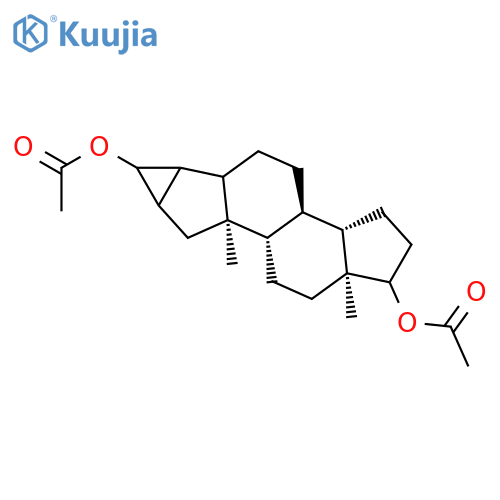 2,4-Cycloandrostane-3,17-diol,diacetate, (2a,3a,4a,5a,17b)- (9CI) structure