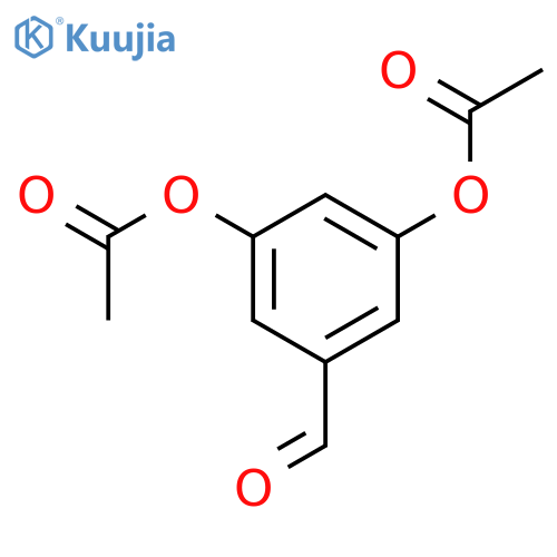 Benzaldehyde, 3,5-bis(acetyloxy)- structure