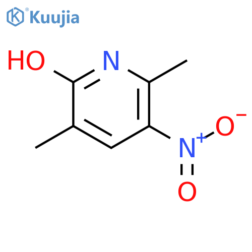 3,6-dimethyl-5-nitropyridin-2-ol structure