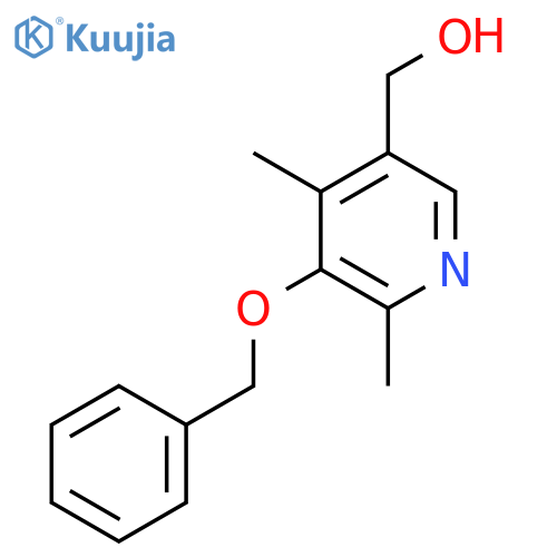 (5-(Benzyloxy)-4,6-dimethylpyridin-3-yl)methanol structure