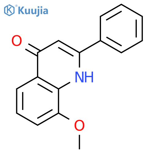 4(1H)-Quinolinone, 8-methoxy-2-phenyl- structure