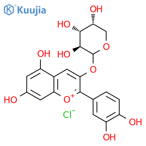 CYANIDIN 3-ARABINOSIDE structure