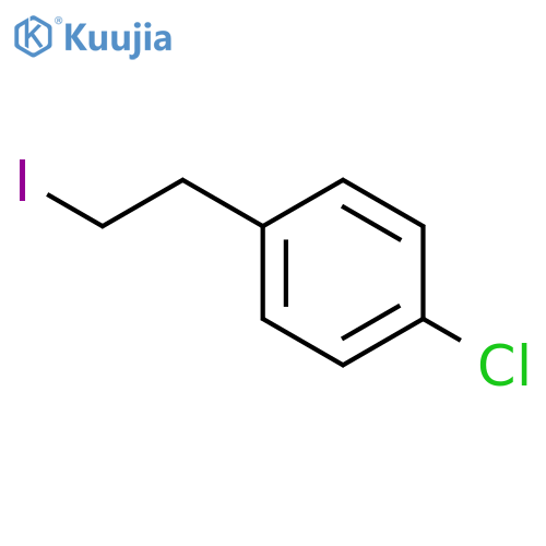 Benzene, 1-chloro-4-(2-iodoethyl)- structure