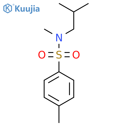 N,4-Dimethyl-N-(2-methylpropyl)benzenesulfonamide structure