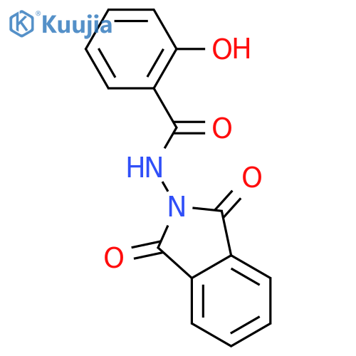 N-2-(1,3-Dihudro-1,3-dioxo-2H-isoindolyS)2-hydroxybenzoylamide structure