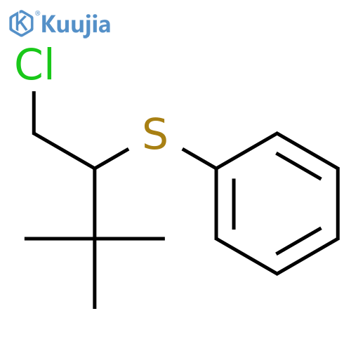 BENZENE, [[1-(CHLOROMETHYL)-2,2-DIMETHYLPROPYL]THIO]- structure