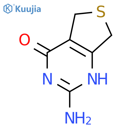 2-amino-5H,7H-thieno3,4-dpyrimidin-4-ol structure