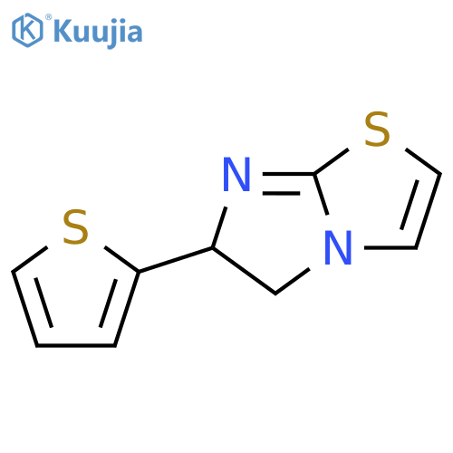6-(thiophen-2-yl)-5H,6H-imidazo2,1-b1,3thiazole structure