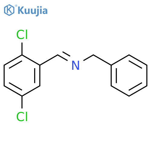 Benzenemethanamine, N-[(2,5-dichlorophenyl)methylene]- structure