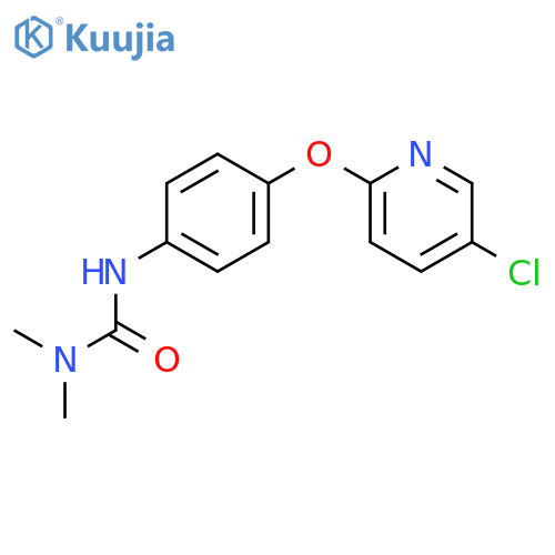 Urea, N'-[4-[(5-chloro-2-pyridinyl)oxy]phenyl]-N,N-dimethyl- structure