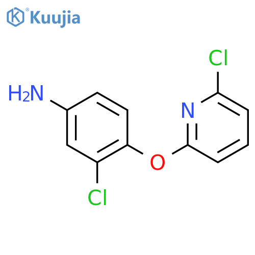 Benzenamine, 3-chloro-4-[(6-chloro-2-pyridinyl)oxy]- structure