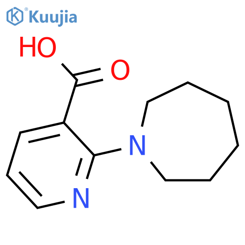 2-AZEPAN-1-YL-NICOTINIC ACID structure