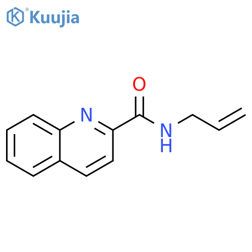 N-(prop-2-en-1-yl)quinoline-2-carboxamide structure