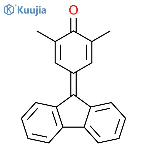 2,5-Cyclohexadien-1-one, 4-(9H-fluoren-9-ylidene)-2,6-dimethyl- structure