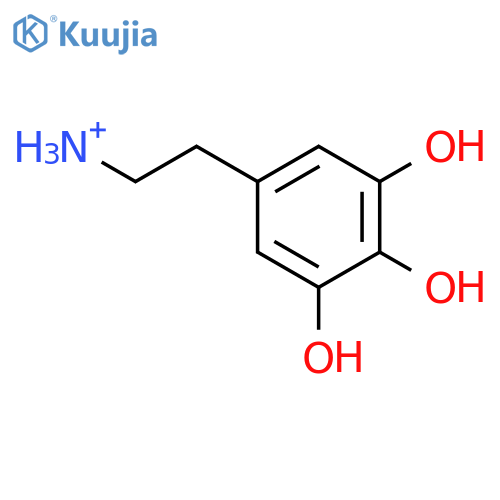 1,2,3-Benzenetriol,5-(2-aminoethyl)-, hydrochloride (1:1) structure
