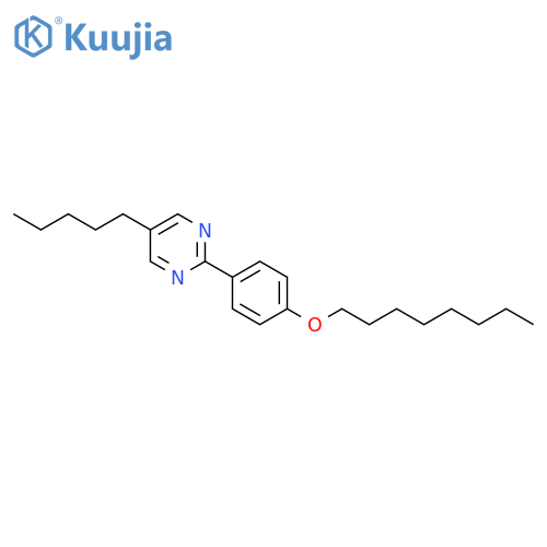 PYRIMIDINE, 2-[4-(OCTYLOXY)PHENYL]-5-PENTYL- structure