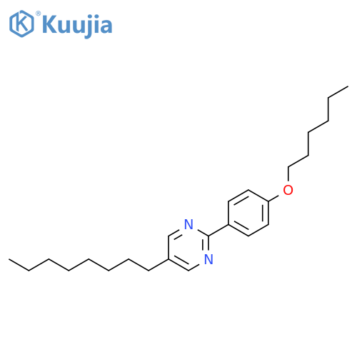 2-(4-n-Hexyloxyphenyl)-5-n-octylpyrimidine structure