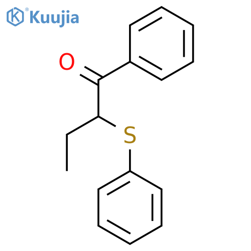 1-BUTANONE, 1-PHENYL-2-(PHENYLTHIO)- structure
