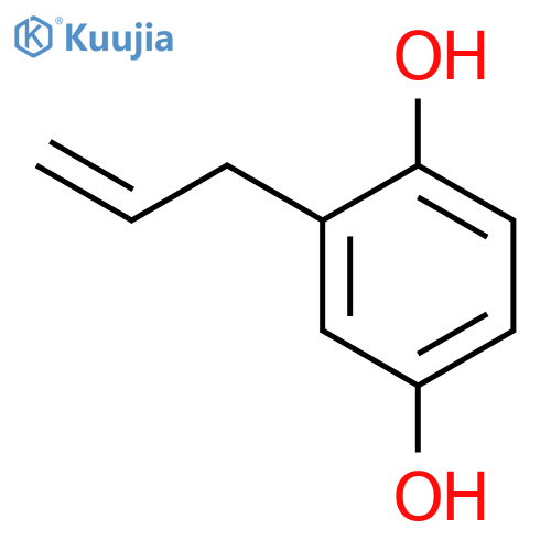 2-prop-2-enylbenzene-1,4-diol structure