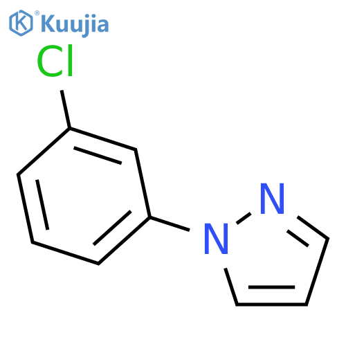 1H-PYRAZOLE, 1-(3-CHLOROPHENYL)- structure