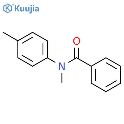 BENZAMIDE, N-METHYL-N-(4-METHYLPHENYL)- structure