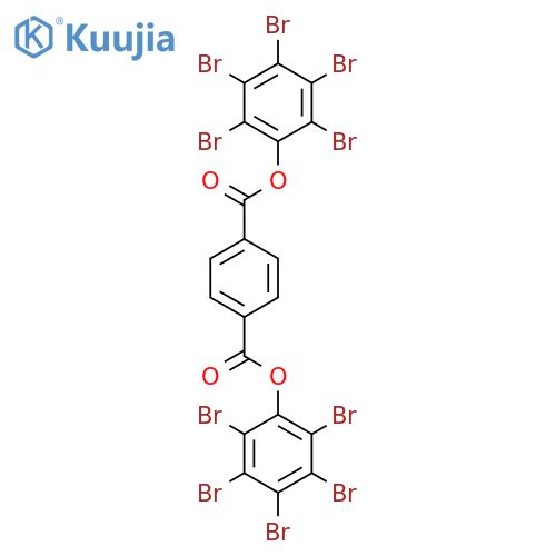 1,4-Benzenedicarboxylicacid, 1,4-bis(2,3,4,5,6-pentabromophenyl) ester structure
