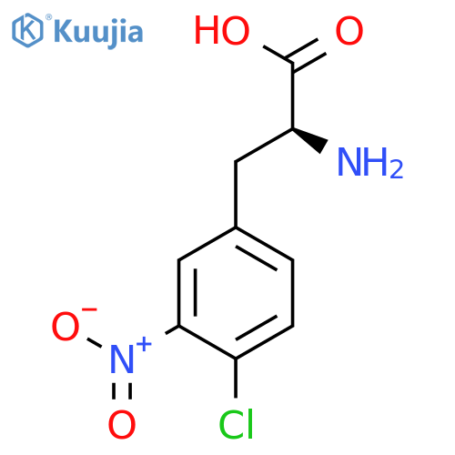 L-Phenylalanine, 4-chloro-3-nitro- structure