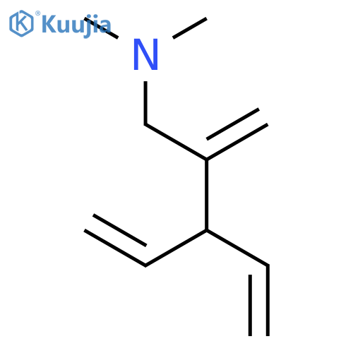 4-Penten-1-amine, 3-ethenyl-N,N-dimethyl-2-methylene- structure