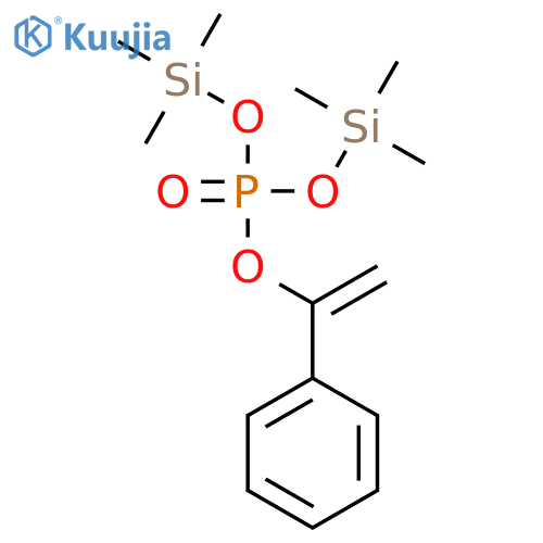PHOSPHORIC ACID, 1-PHENYLETHENYL BIS(TRIMETHYLSILYL) ESTER structure
