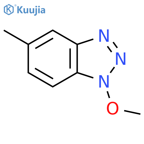 1H-Benzotriazole, 1-methoxy-5-methyl- structure