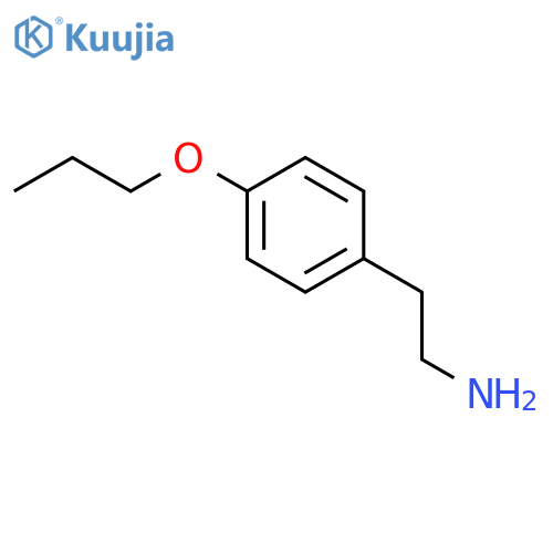 2-(4-propoxyphenyl)ethanamine structure
