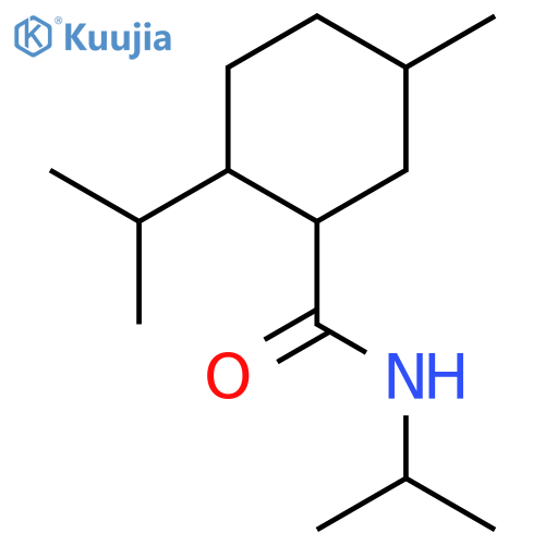 Cyclohexanecarboxamide,5-methyl-N,2-bis(1-methylethyl)- structure