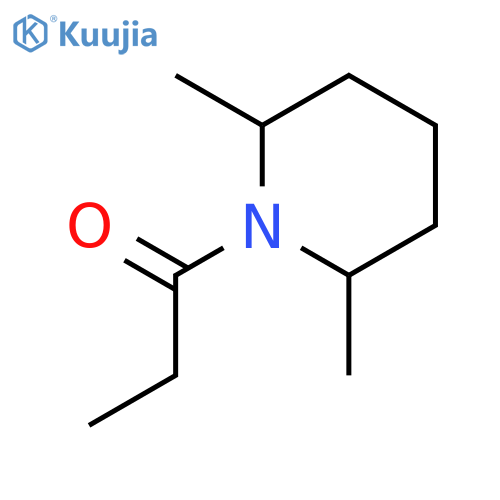 1-(2,6-dimethylpiperidin-1-yl)propan-1-one structure