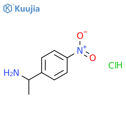 (R)-α-Methyl-4-nitrobenzylamine hydrochloride structure