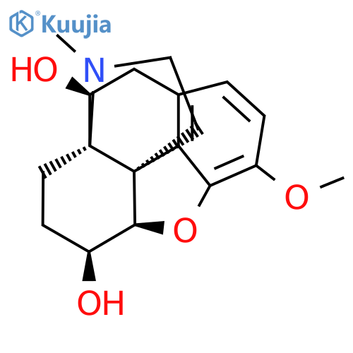 (1S,4S,5R,13R,17S)-8-Methoxy-16-methyl-6-oxa-16-azapentacyclo[9.5.2.01,13.05,13.07,12]octadeca-7,9,11-triene-4,17-diol structure