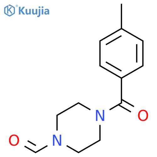 4-((4-METHYLPHENYL)CARBONYL)PIPERAZINECARBALDEHYDE structure