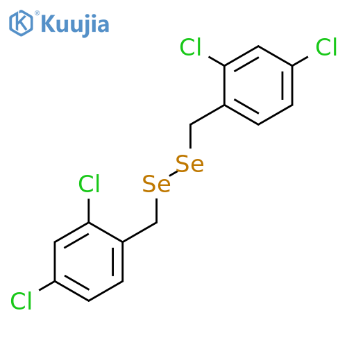 Diselenide, bis[(2,4-dichlorophenyl)methyl] structure