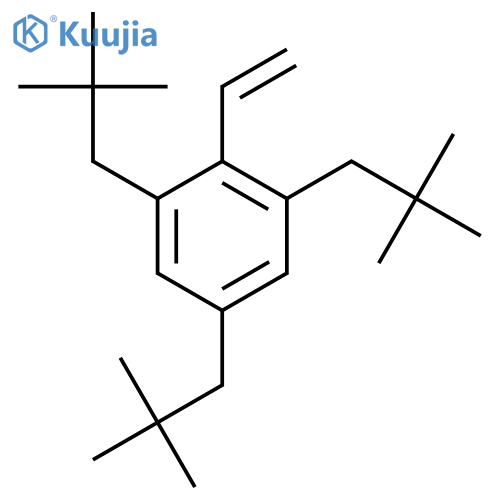 1,3,5-Tris(2,2-dimethylpropyl)-2-ethenylbenzene structure
