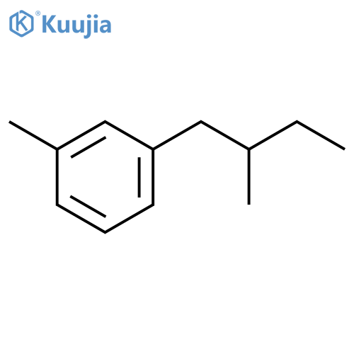 BENZENE, 1-METHYL-3-(2-METHYLBUTYL)- structure