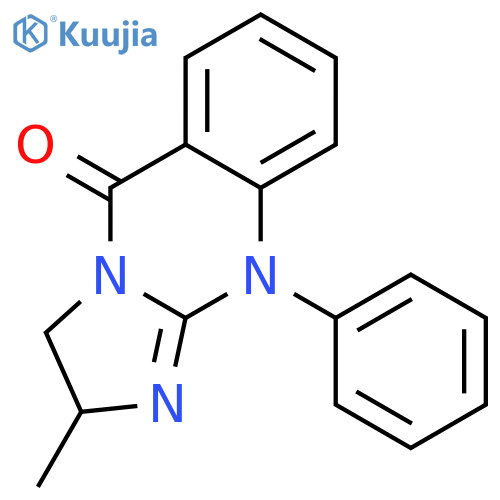 Imidazo[2,1-b]quinazolin-5(3H)-one, 2,10-dihydro-2-methyl-10-phenyl- structure