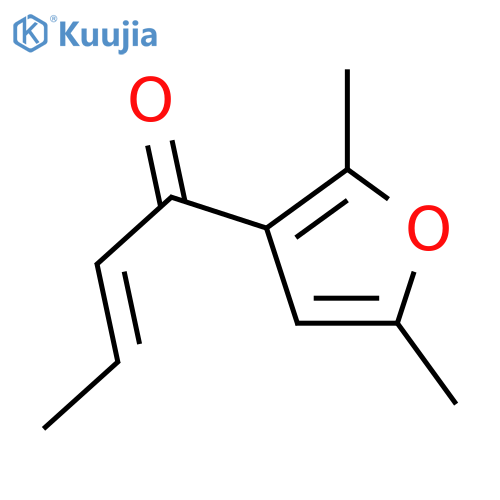 2-Buten-1-one, 1-(2,5-dimethyl-3-furanyl)- structure