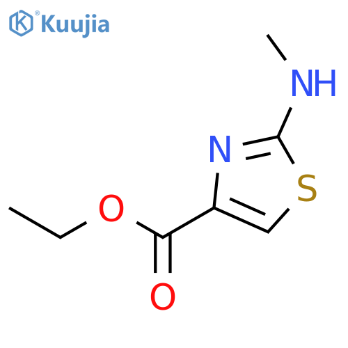 Ethyl 2-(methylamino)-1,3-thiazole-4-carboxylate structure