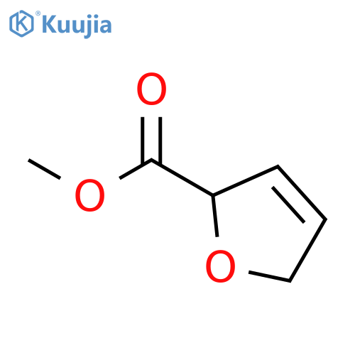 2-Furancarboxylic acid, 2,5-dihydro-, methyl ester (9CI) structure