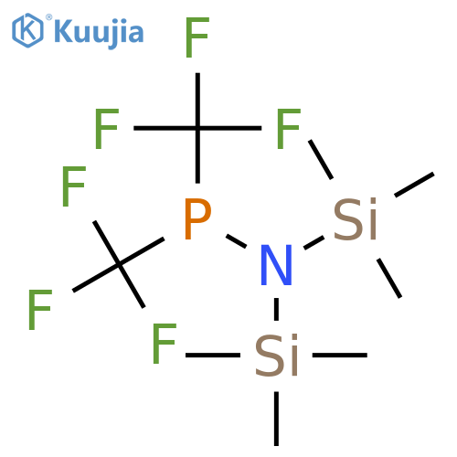 PHOSPHINOUS AMIDE, P,P-BIS(TRIFLUOROMETHYL)-N,N-BIS(TRIMETHYLSILYL)- structure