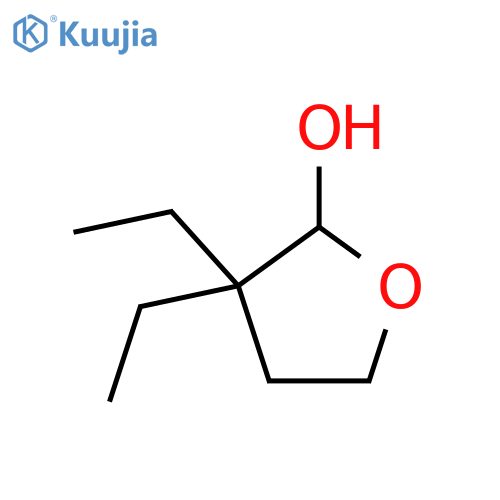 2-Furanol, 3,3-diethyltetrahydro- structure