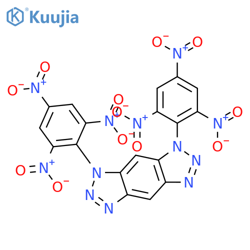 BENZO[1,2-D:4,5-D']BISTRIAZOLE, 1,7-DIHYDRO-1,7-BIS(2,4,6-TRINITROPHENYL)- structure